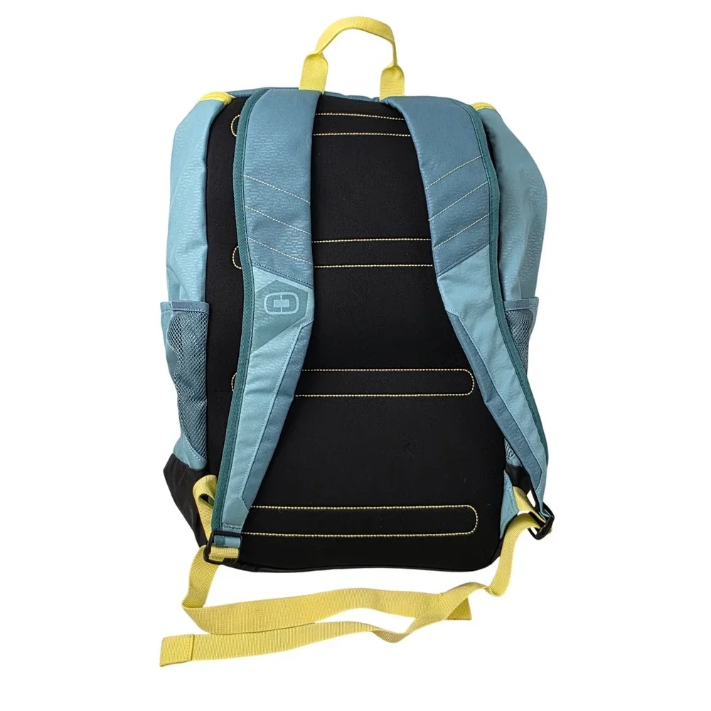 OGIO C4 Compete Series Gear Vault Backpack Teal Blue Yellow Sport Utility Bag